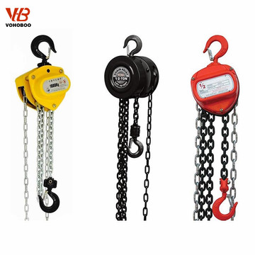 Top quality 10t manual chain block hoist for lifting